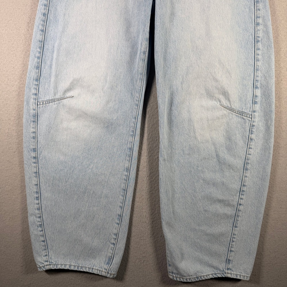 Levis Cinch Barrel Jeans Light Wash High Rise Wide Leg Denim W30 L29 - Picture 4 of 16